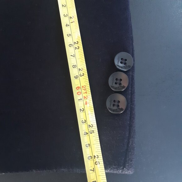 Aptro SZ XL Men's Fully Lined Black Standing Collar Overcoat - Picture 15 of 15